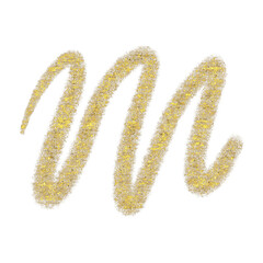 Abstract transparent glitter hand drawn cute scribble