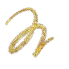 Abstract transparent glitter hand drawn cute scribble