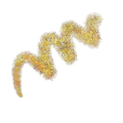 Abstract transparent glitter hand drawn cute scribble