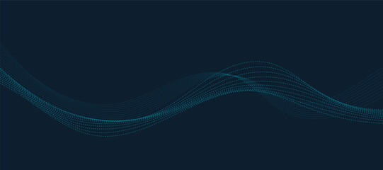 abstract blue wave background