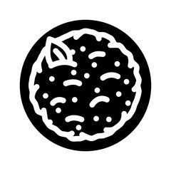 salsa mexican cuisine glyph icon vector. salsa mexican cuisine sign. isolated symbol illustration