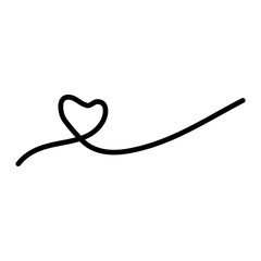 Line Doodle Heart