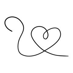 Line Doodle Heart