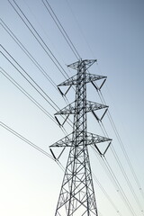 High voltage poles to transmit electricity to various places for all citizens to use.