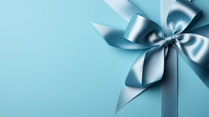 blue ribbon bow