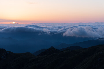 Sunrise from Nagatadake, Yakushima island, Japan