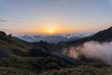 Sunrise from Nagatadake, Yakushima island, Japan