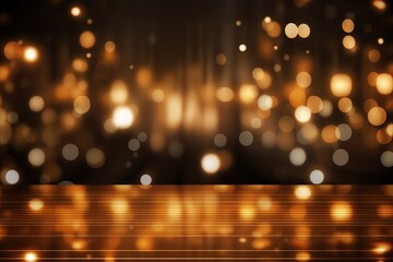 An abstract background with bokeh effect on the eve of new year