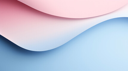 blue and pink pastel paper background. AI Generated.