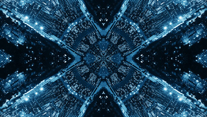 beautiful blue light background that focuses towards the center