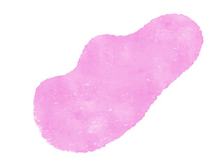 Abstract Watercolor Stain Organic Freeform Shape