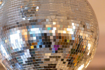 Mirror disco balls as a background