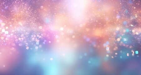 Fototapeta premium Background Glittering gradient background Holographic abstract fantasy backdrop with fairy blurs