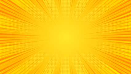 abstract comic background with rays