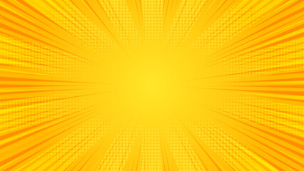 abstract comic background with rays