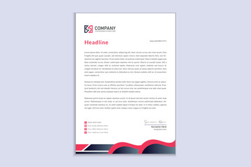 Professional letterhead template for your business