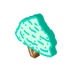 fig tree jungle amazon isometric icon vector. fig tree jungle amazon sign. isolated symbol illustration