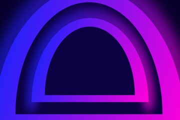 Naklejka premium neon light frame as background