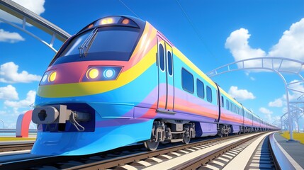 Fototapeta premium train in motion