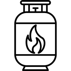 Gas Cylinder Icon
