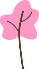 Fototapeta premium Blossom Tree Illustration 