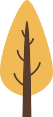 Tree Flat Icon Illustration
