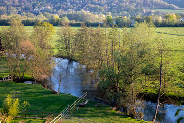 Risle valley in Corneville, France © Julian