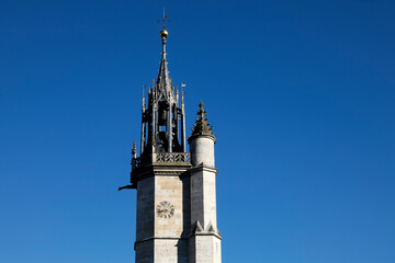 Fototapeta na wymiar Evreux belfry clock tower, France