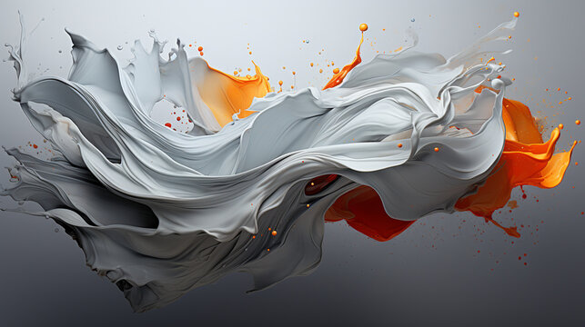gray paint splash background