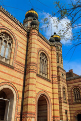 Dohany Street Synagogue also known as the Great Synagogue or Tabakgasse Synagogue in Budapest,...