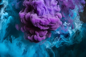 Abstract colored smoke, background. 