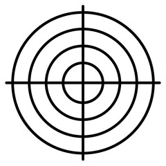 Target Aim Vector Icon