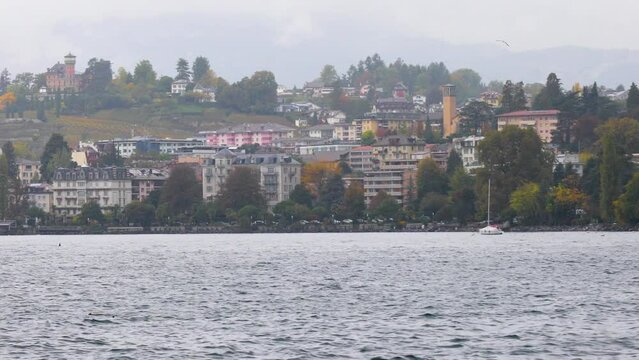 Western Europe, inland lakes, Switzerland, Lake Geneva, Lake Leng Lake
