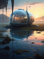 sunrise over the another world