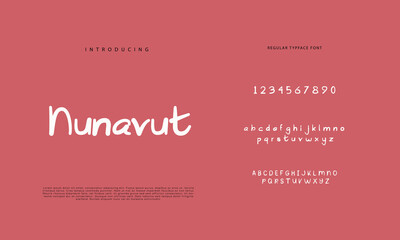 Handwritten Script font. Hand drawn brush style modern calligraphy cursive typeface. Hand Lettering and Custom Typography alphabet for Designs: Logo, Greeting Cards, Poster. Vector Brush type set.
