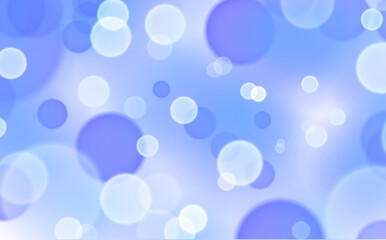 blue bokeh background, Abstract blue background with circles, Blue banner