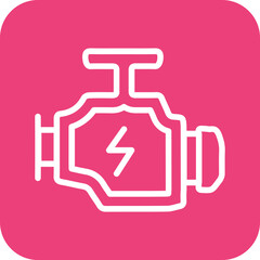 Fototapeta premium Engine Icon