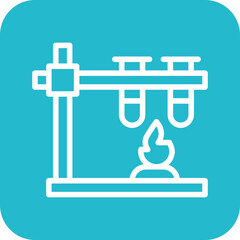 Burning Chemical Icon