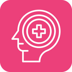 Obraz premium Positive Thinking Icon