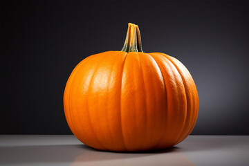 Pumpkin on a plain background