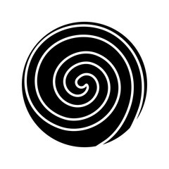 Peppermint Candy icon vector. Sweet illustration sign. Candy symbol. Dessert logo.