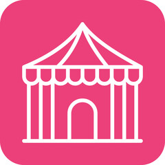 Obraz premium Circus Tent Icon
