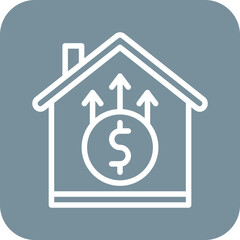House Price Increase Icon