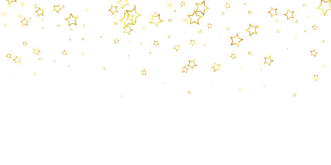 Christmas spirit. Scattered falling stars.