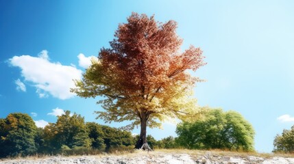 The temperature of the trees on the white mountain