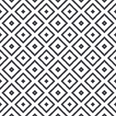 Arabesque hand drawn pattern. Black symmetrical