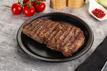 Rib eye steak grilled beef