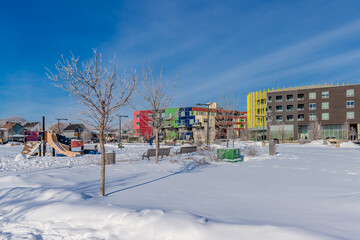 Isinger Park in Saskatoon, Canada