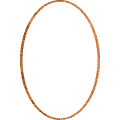 Oval Shape With Glitter Frame