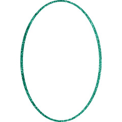 Oval Shape With Glitter Frame